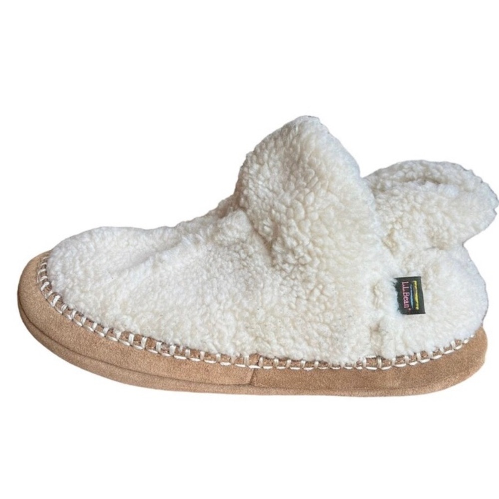 NEW L.L. Bean Sherpa Slippers Booties